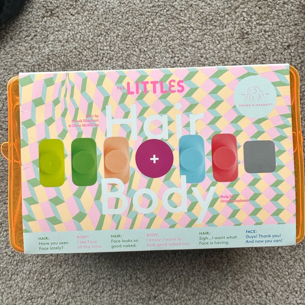 Drunk Elephant hair littles set